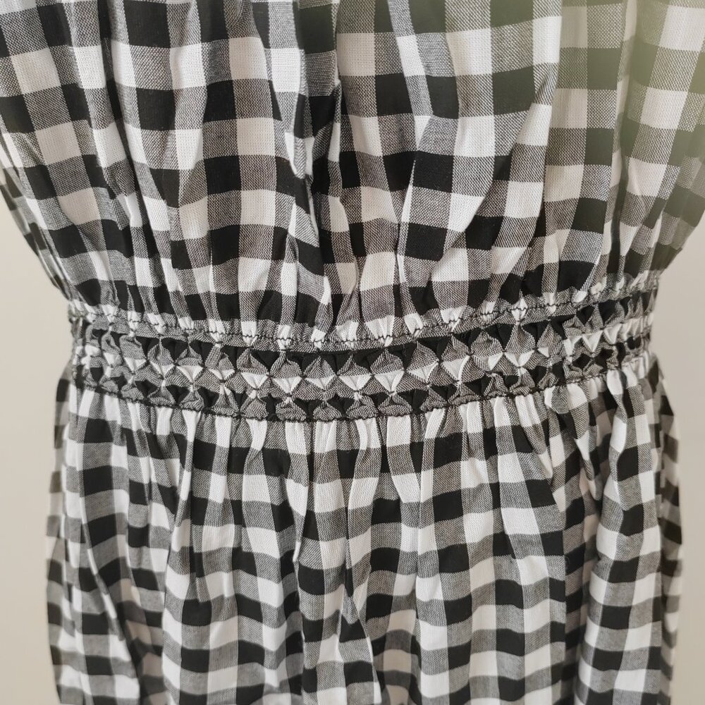 DOEN Leslie Dress in Marilyn Gingham - Picture 6 of 11